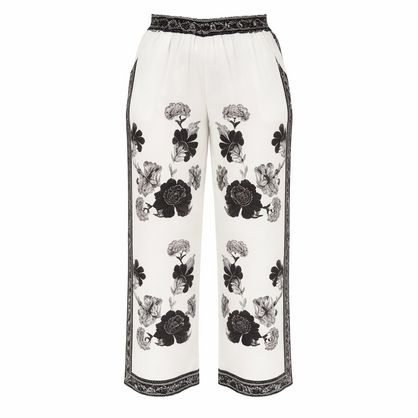 6660 66573 BIANCO VISCOSE SET (TOP/PANT)