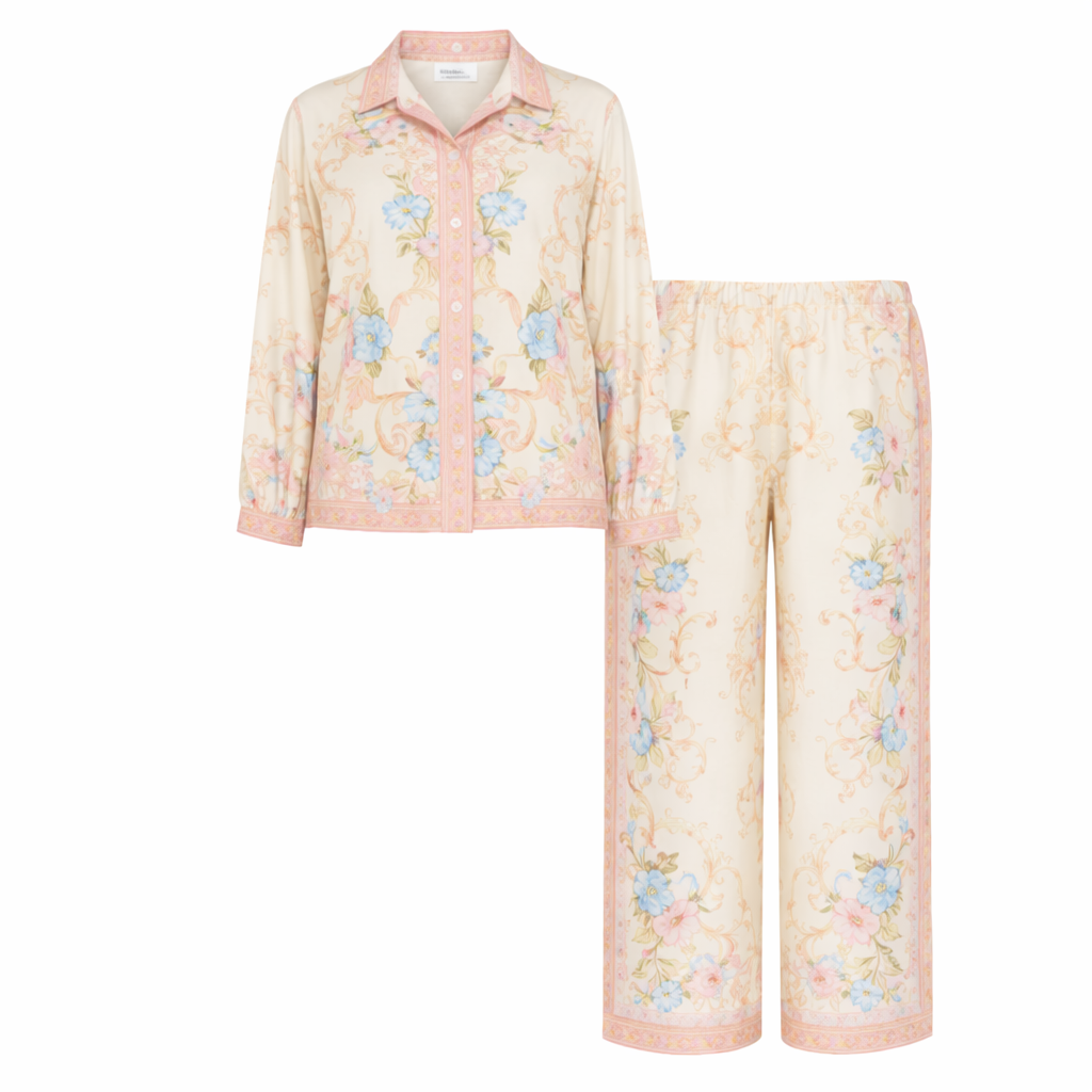 6659 66572 ROSE VISCOSE SET O/S