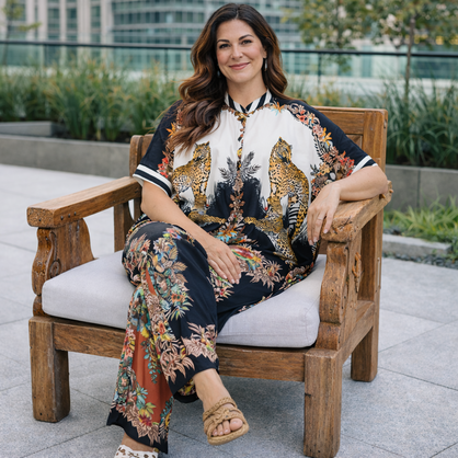 6656-66571  BLACK VISCOSE SET