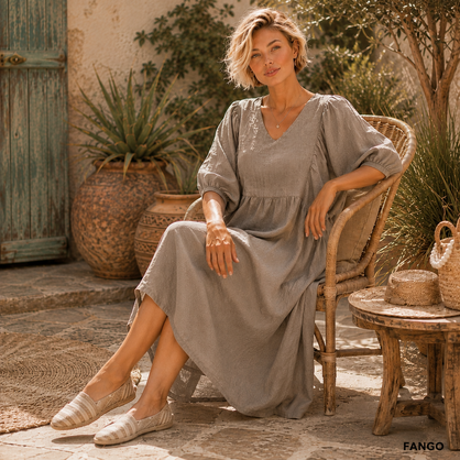 6426 ITALIAN DRESS - 5 COLOURS
