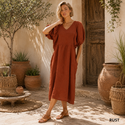6426 ITALIAN DRESS - 5 COLOURS
