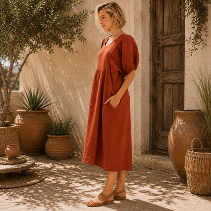6426 ITALIAN DRESS - 5 COLOURS