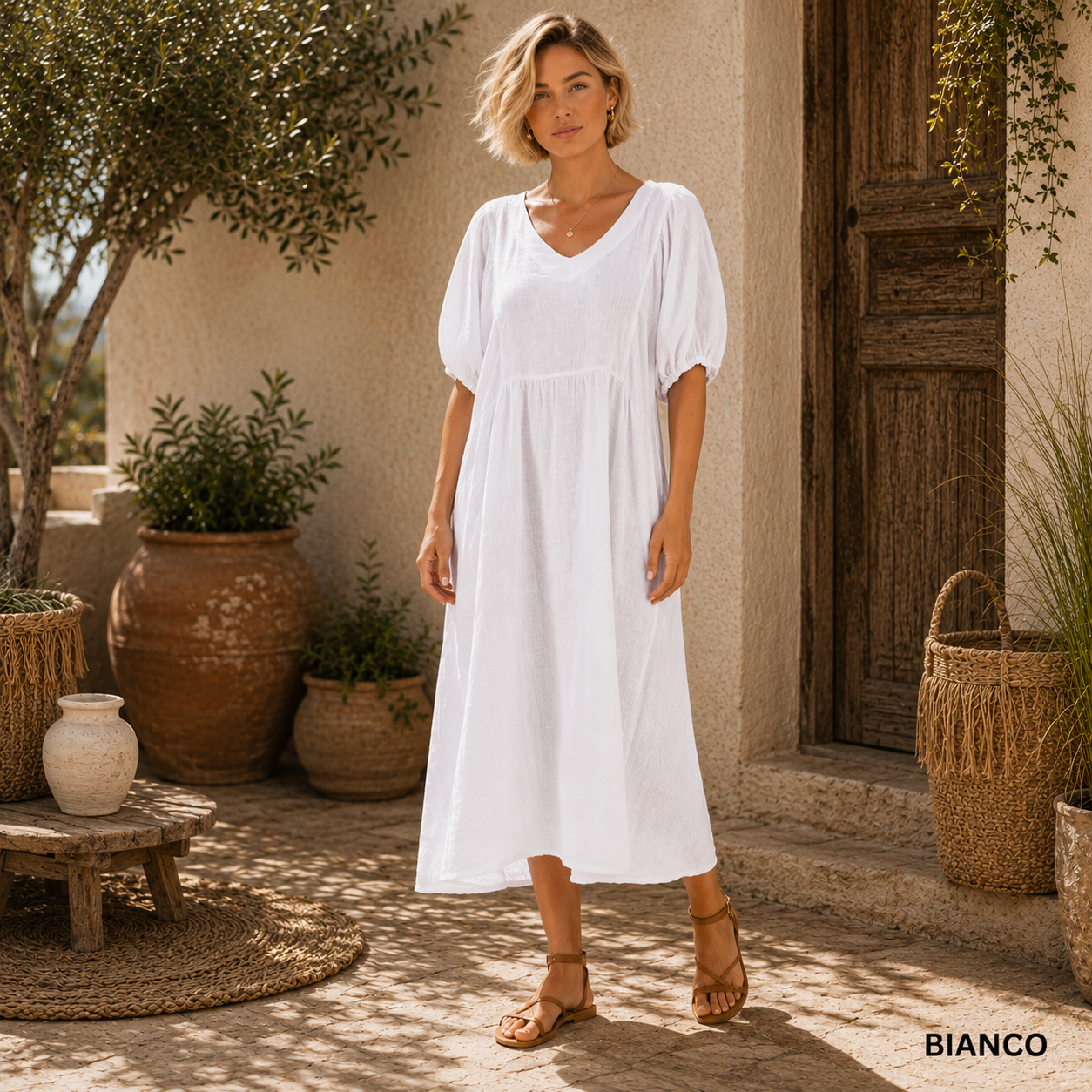 6426 ITALIAN DRESS - 5 COLOURS