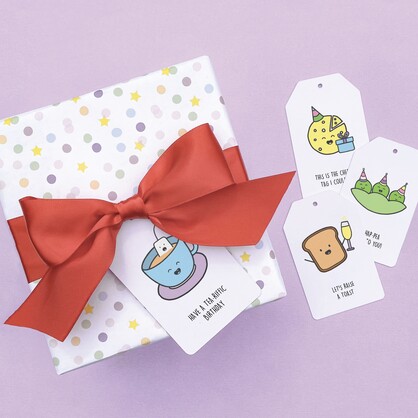 BIRTHDAY | Sip Sip Hooray Gift Tag