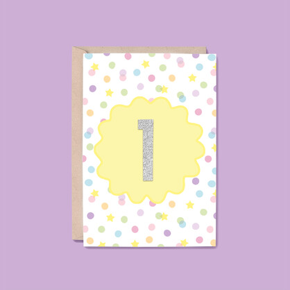 1st Year Card | Milestone (Birthday, Anniversary, Number)