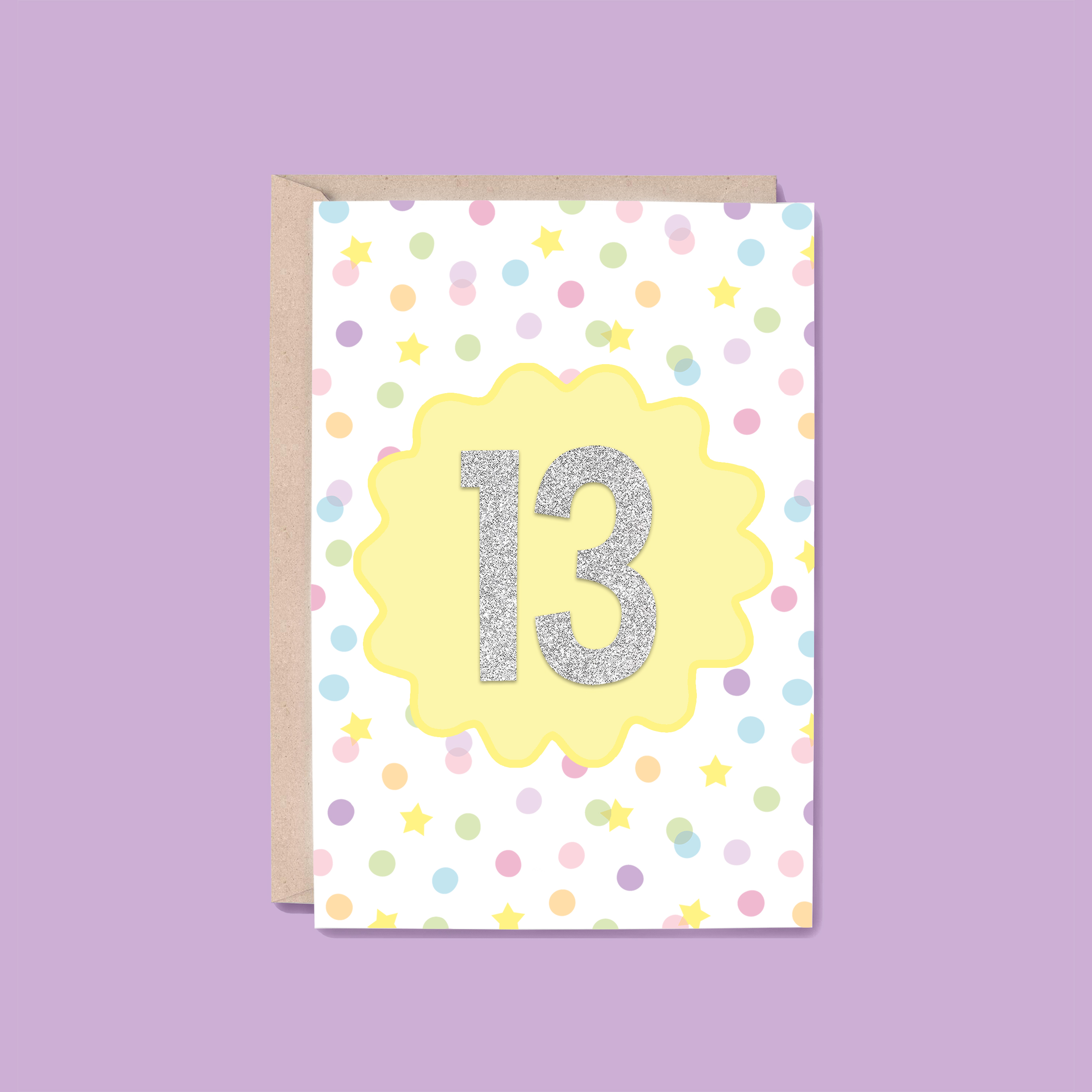 13th Year Card | Milestone (Birthday, Teenage, Number)