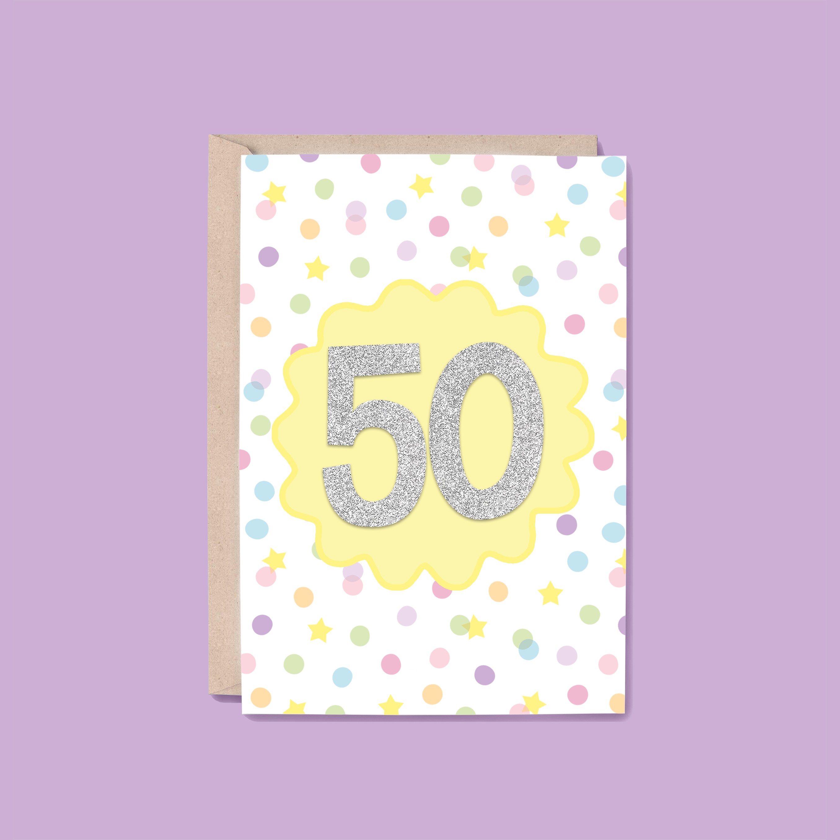 50th Year Card | Milestone (Birthday, Anniversary, Number)