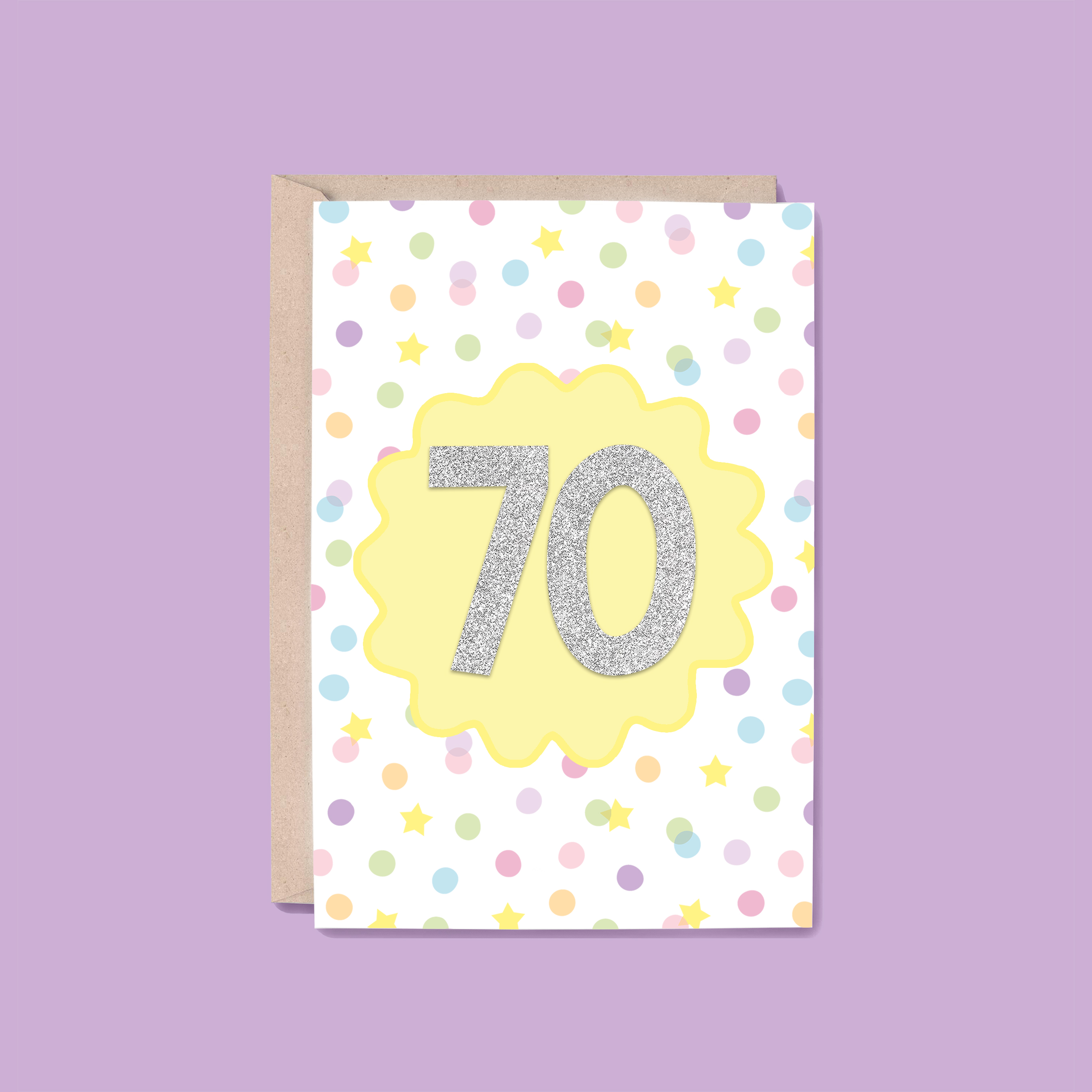 70th Year Card | Milestone (Birthday, Congratulations)