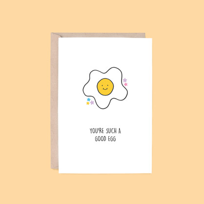 Good Egg Card | Fried Egg (Encouragement, Thank You, Funny)