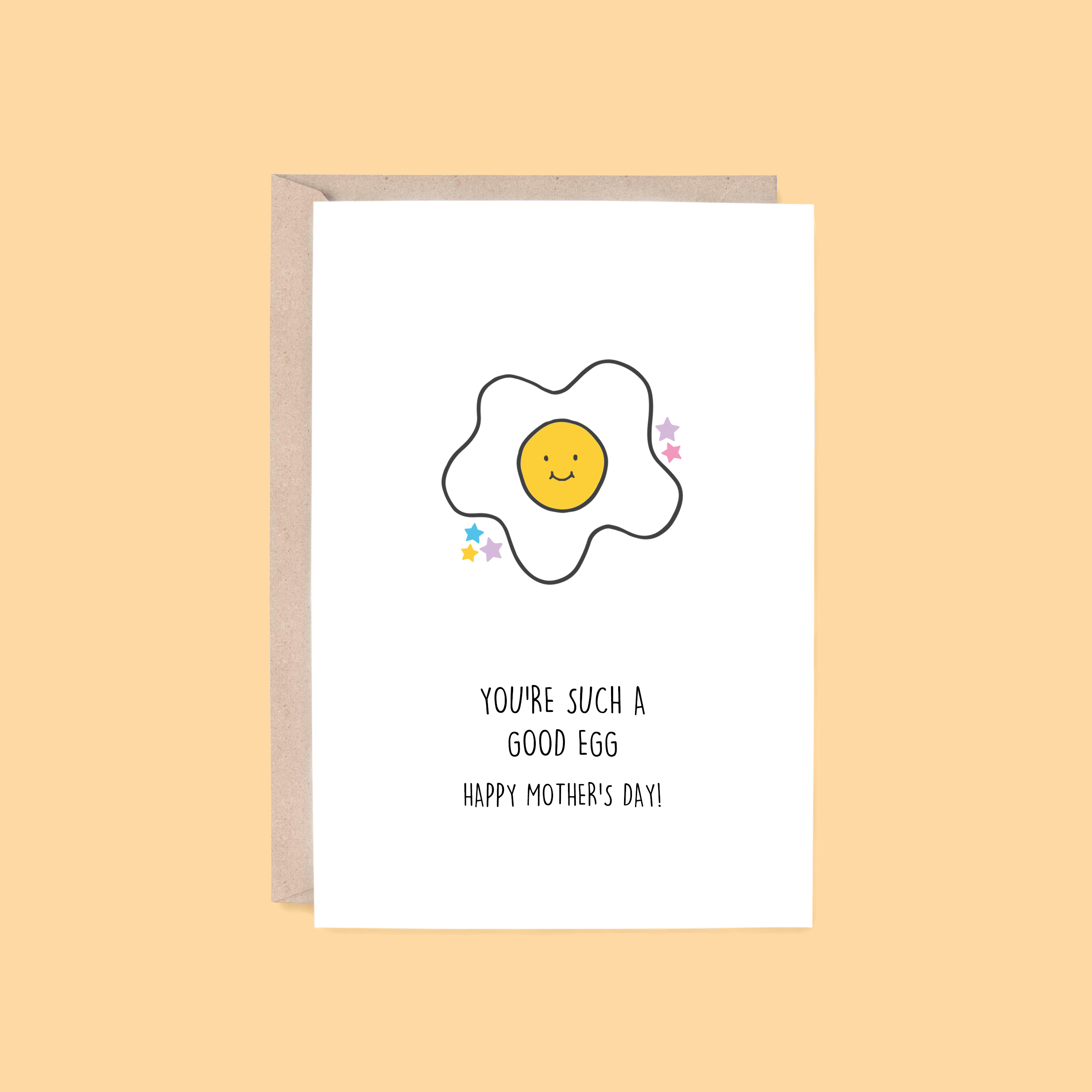 Mother's Day Card: Good Egg | Fried Egg