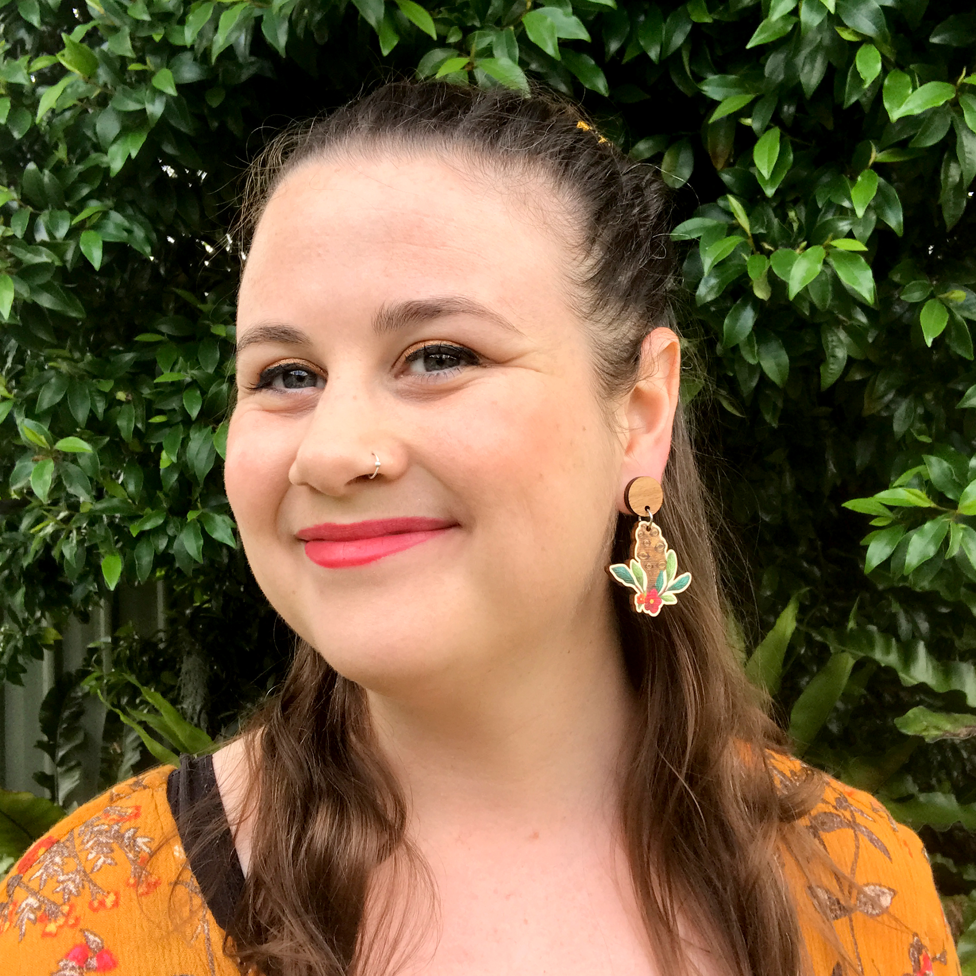 Australian Banksia pods wooden earrings