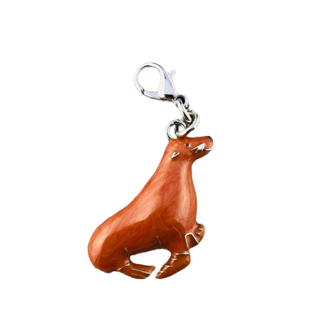 Fur Seal Zipper Charm
