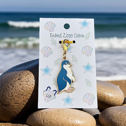 Blue Penguin Charm