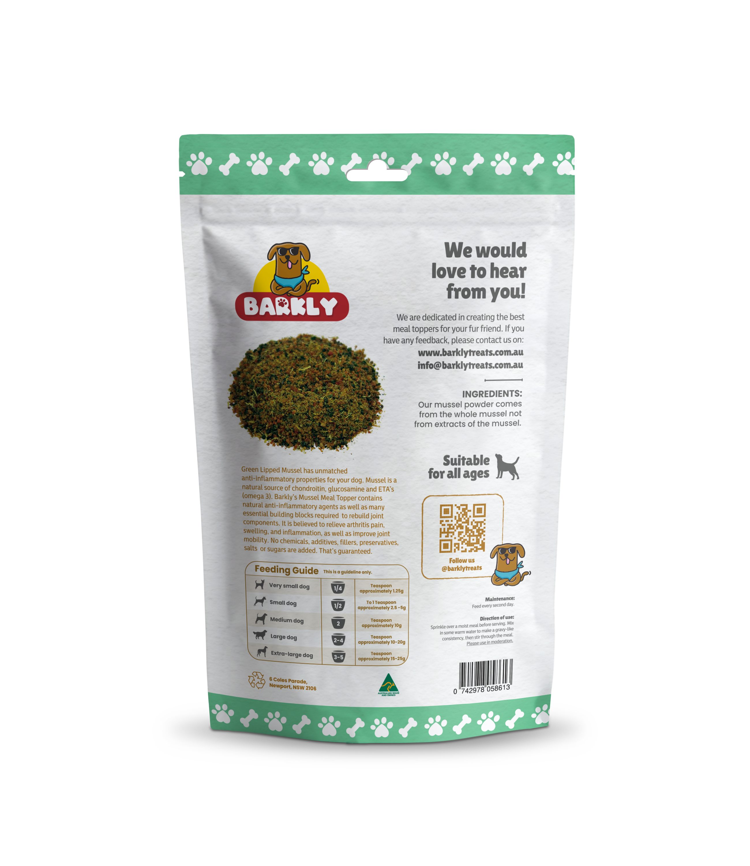 Mussel Meal Topper