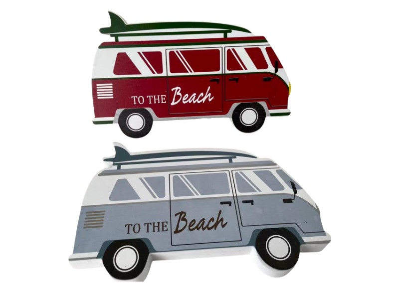 20cm Campervan Plaque 2 Asstd