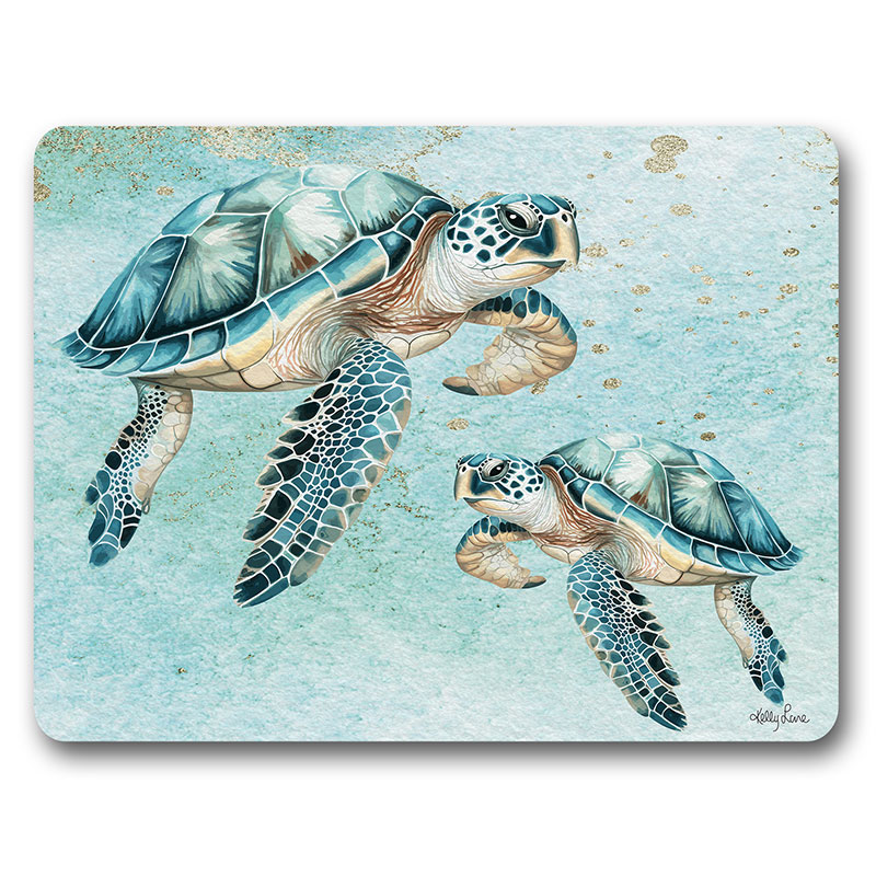 Set of 6 34x27cm PlacematÊTurtleÊby Kelly Lane