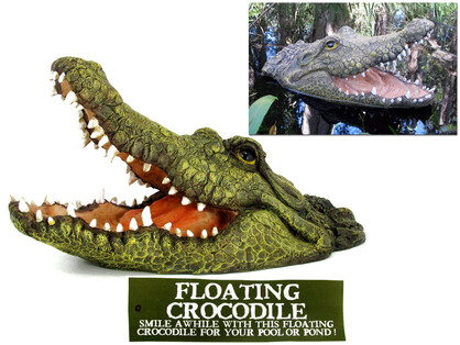 46cm Floating Crocodile with Mouth Open