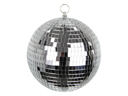20cm Silver Disco Mirror Ball