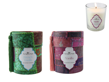 200gram CandleÊwith BohemianÊDesign 2 Asstd