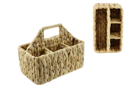 20x23cm Water Hyacinth Dining Organiser