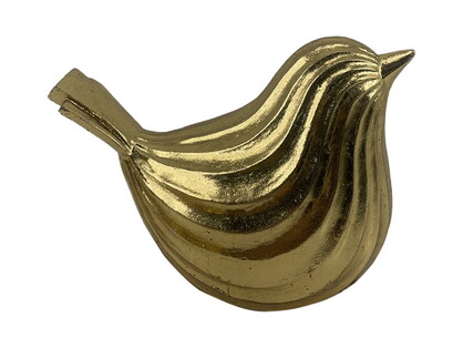 16cm Gold Decor Bird