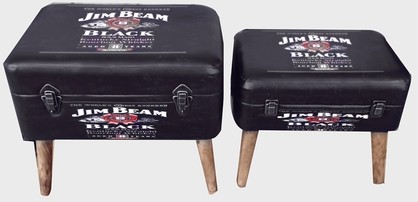 Storage Seats - Jim Beam Black, Set of 2