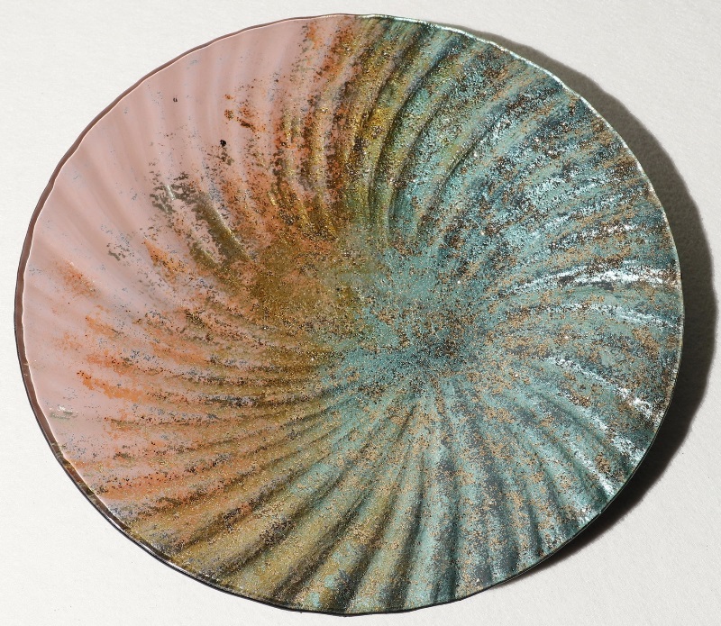 Glass Plates - Tropicana Plate 32 cm Diameter On special was $21.30