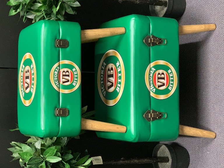 Storage Seats - VB Beer, Set of 2
