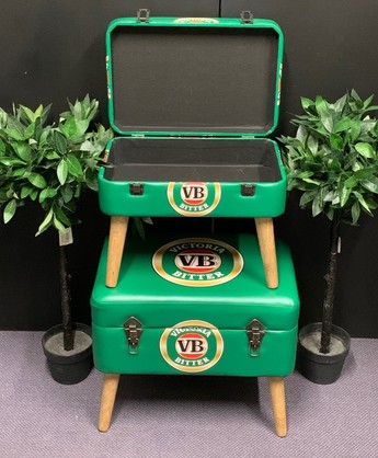 Storage Seats - VB Beer, Set of 2