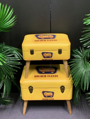 Storage Seats - Golden Fleece, Set of 2