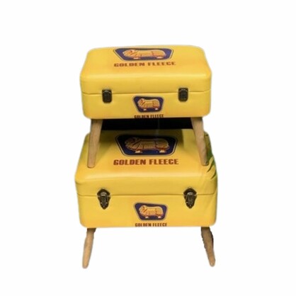 Storage Seats - Golden Fleece, Set of 2