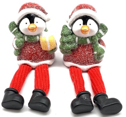 Christmas - Penguin Shelf Sitters 2 assorted