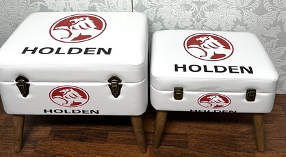 Storage Seats - Holden White, Set of 2