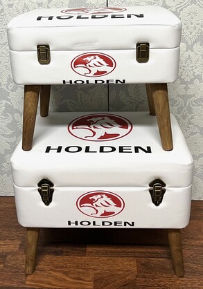 Storage Seats - Holden White, Set of 2