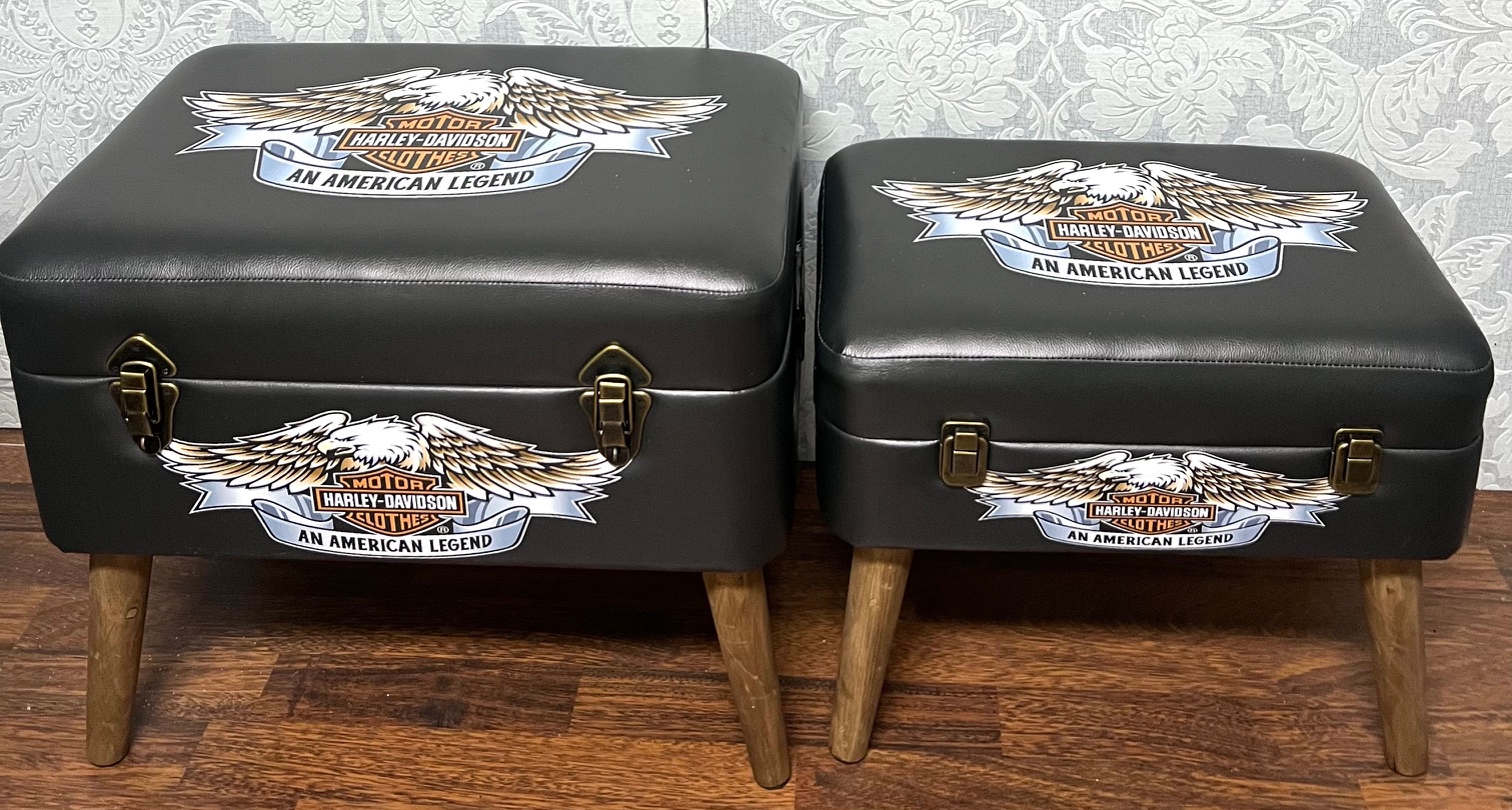Storage Seats - Harley Davidson Eagle, Set of 2