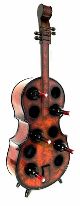 Chello Wine Rack 10 Bottles - Size: 49 x 18 x 137cm