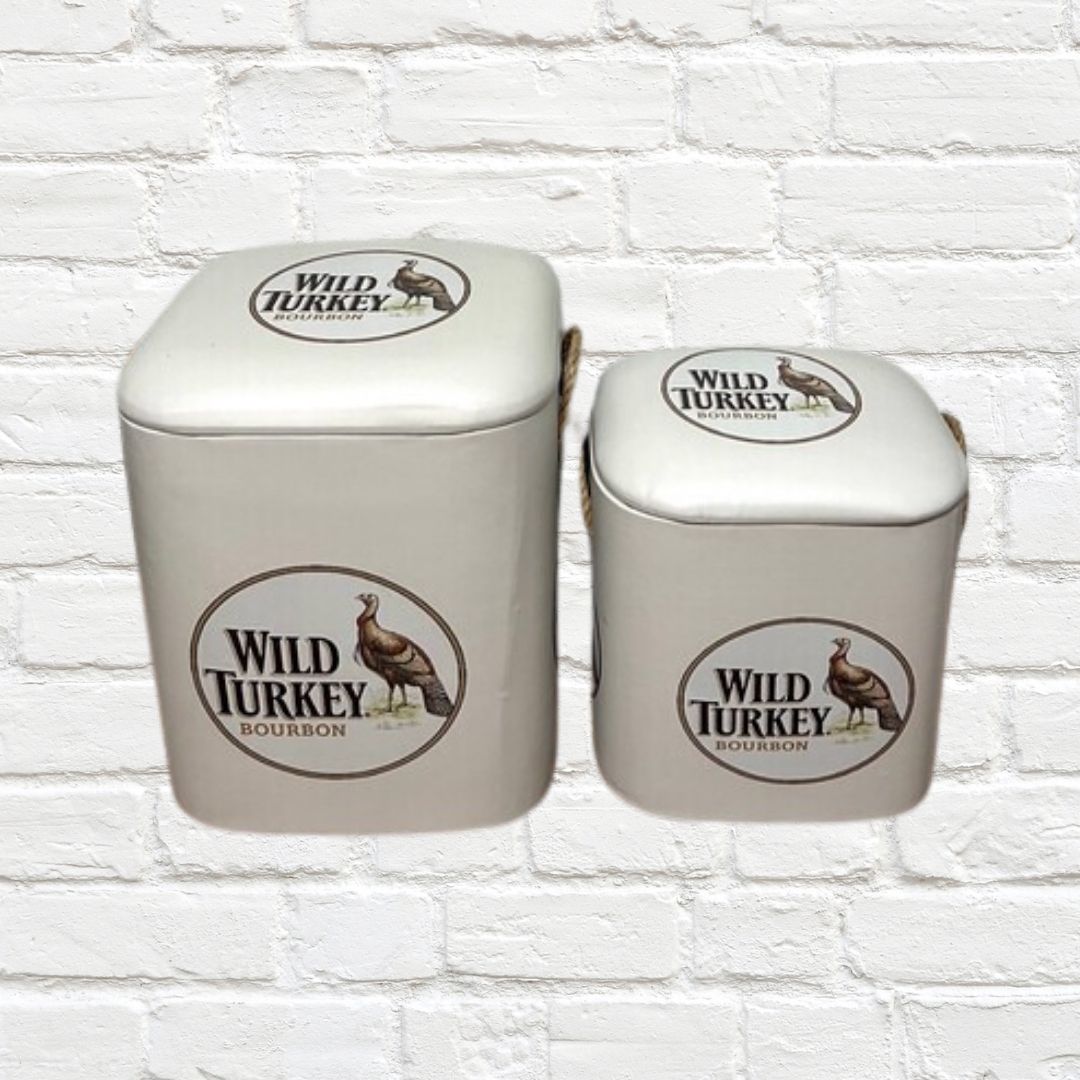 Storage Stools - Wild Turkey, Set of 2