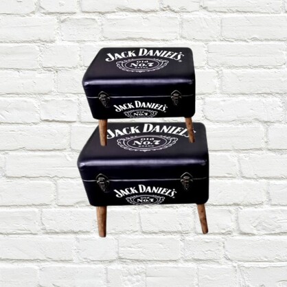Storage Seats - Jack Daniels, Set of 2