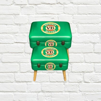 Storage Seats - VB Beer, Set of 2