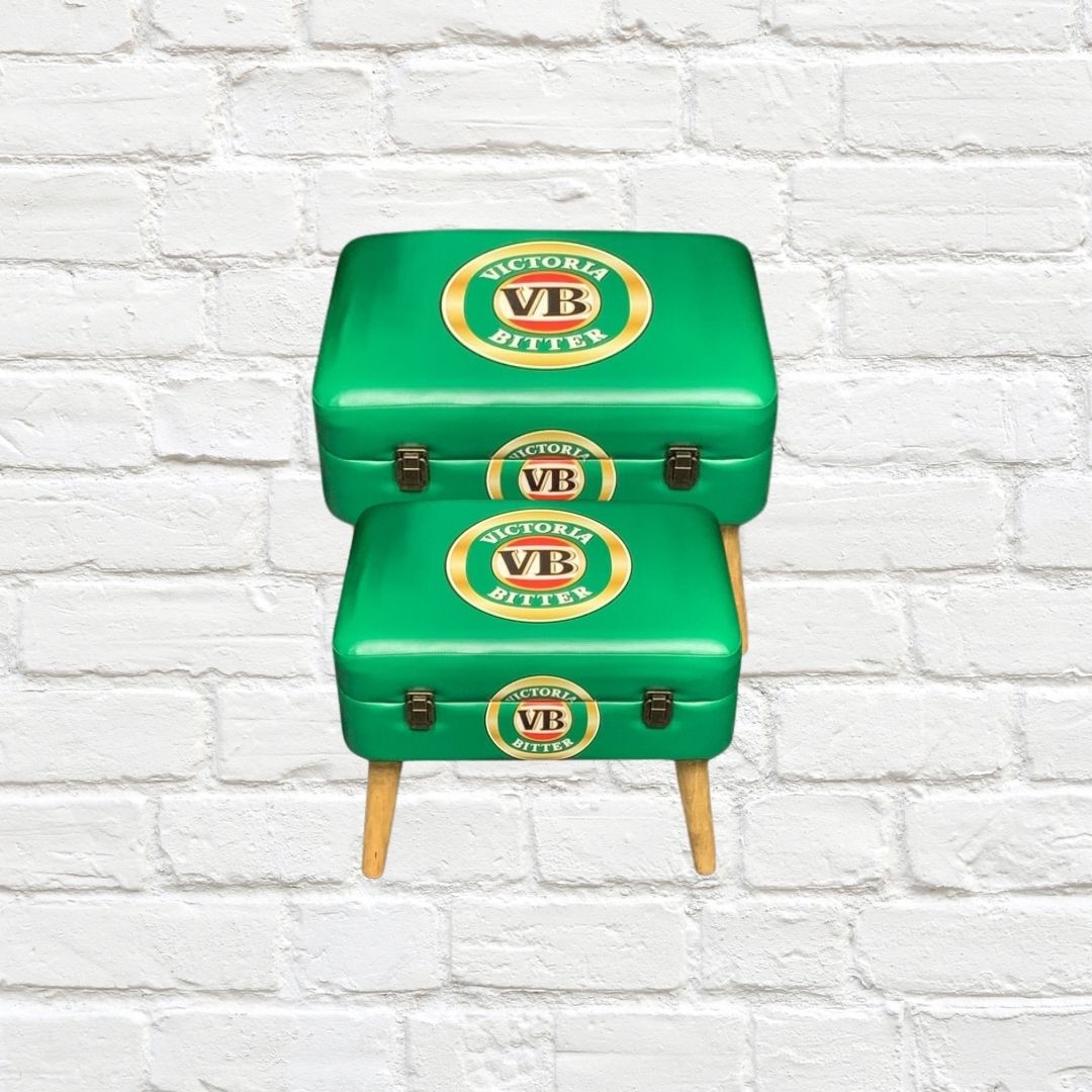 Storage Seats - VB Beer, Set of 2