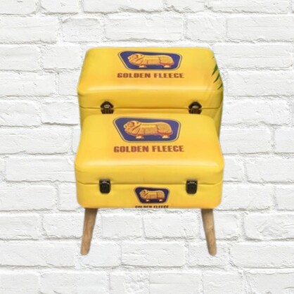 Storage Seats - Golden Fleece, Set of 2