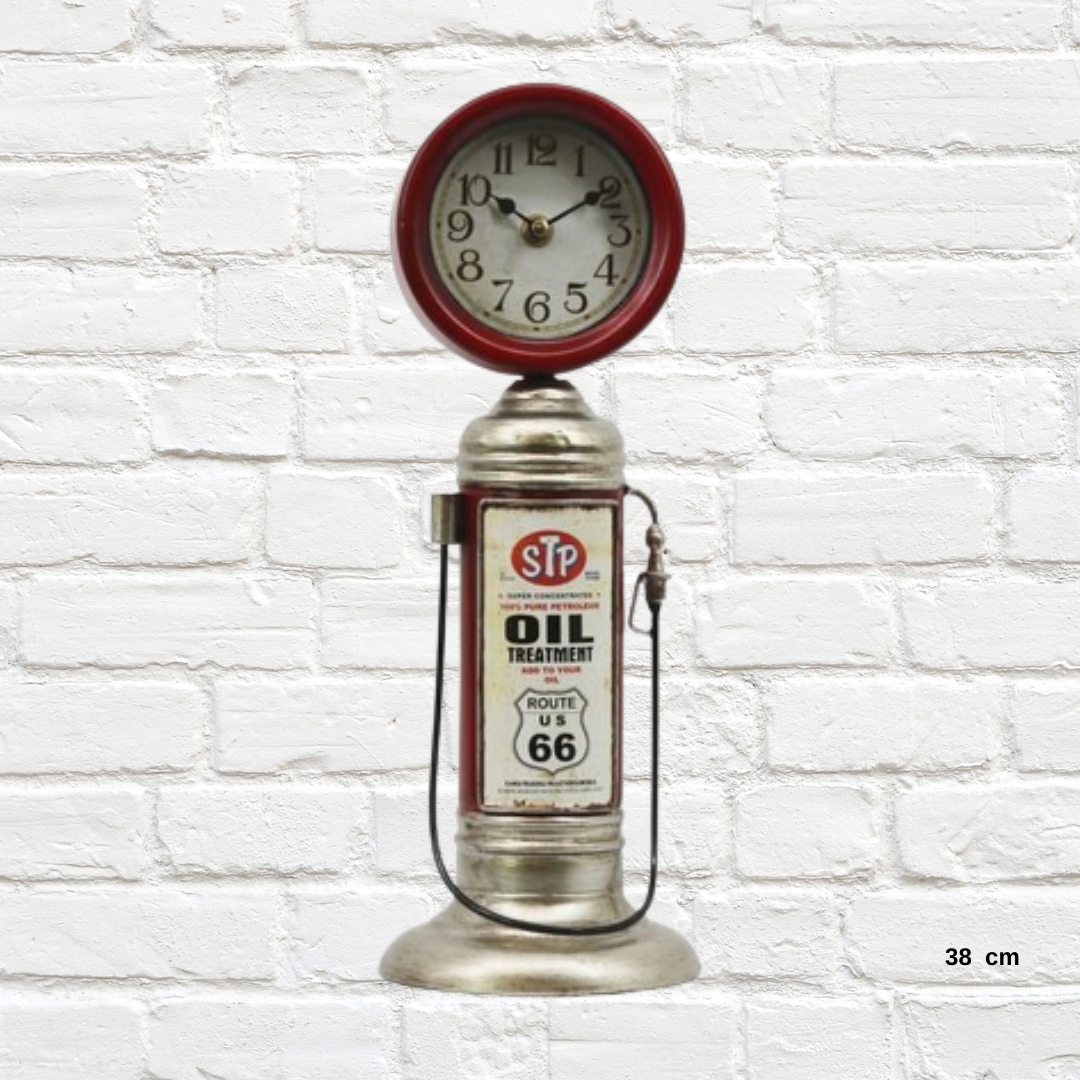 Clock - Petrol Bowser STP  38cm