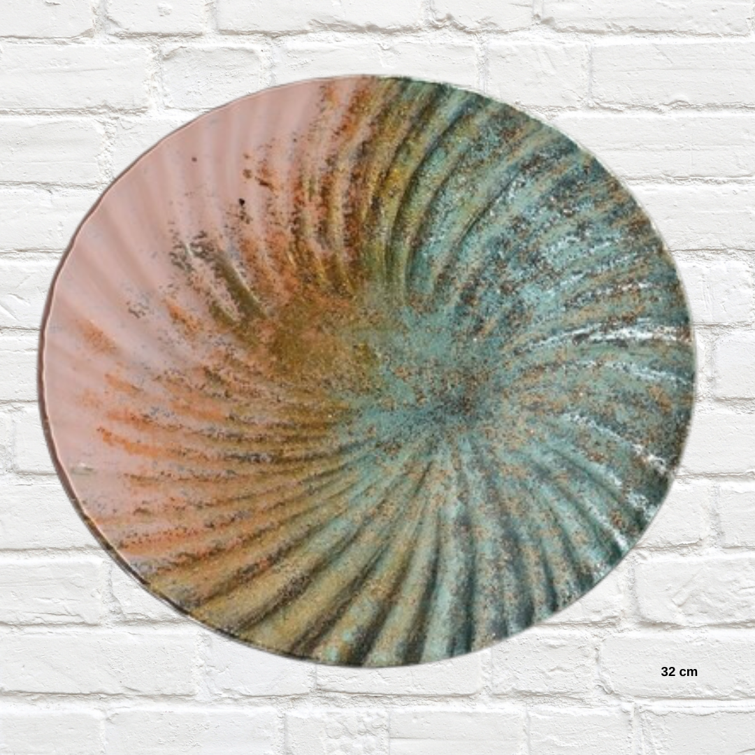Glass Plates - Tropicana Plate 32 cm Diameter On special was $21.30