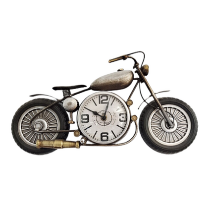 Clock - Motor Bike (wall mount) 41 x 20cm