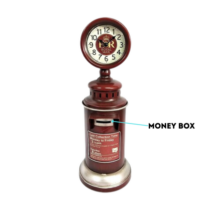 Clock & Money Box - Royal Mail 16 x 16 x 45cm
