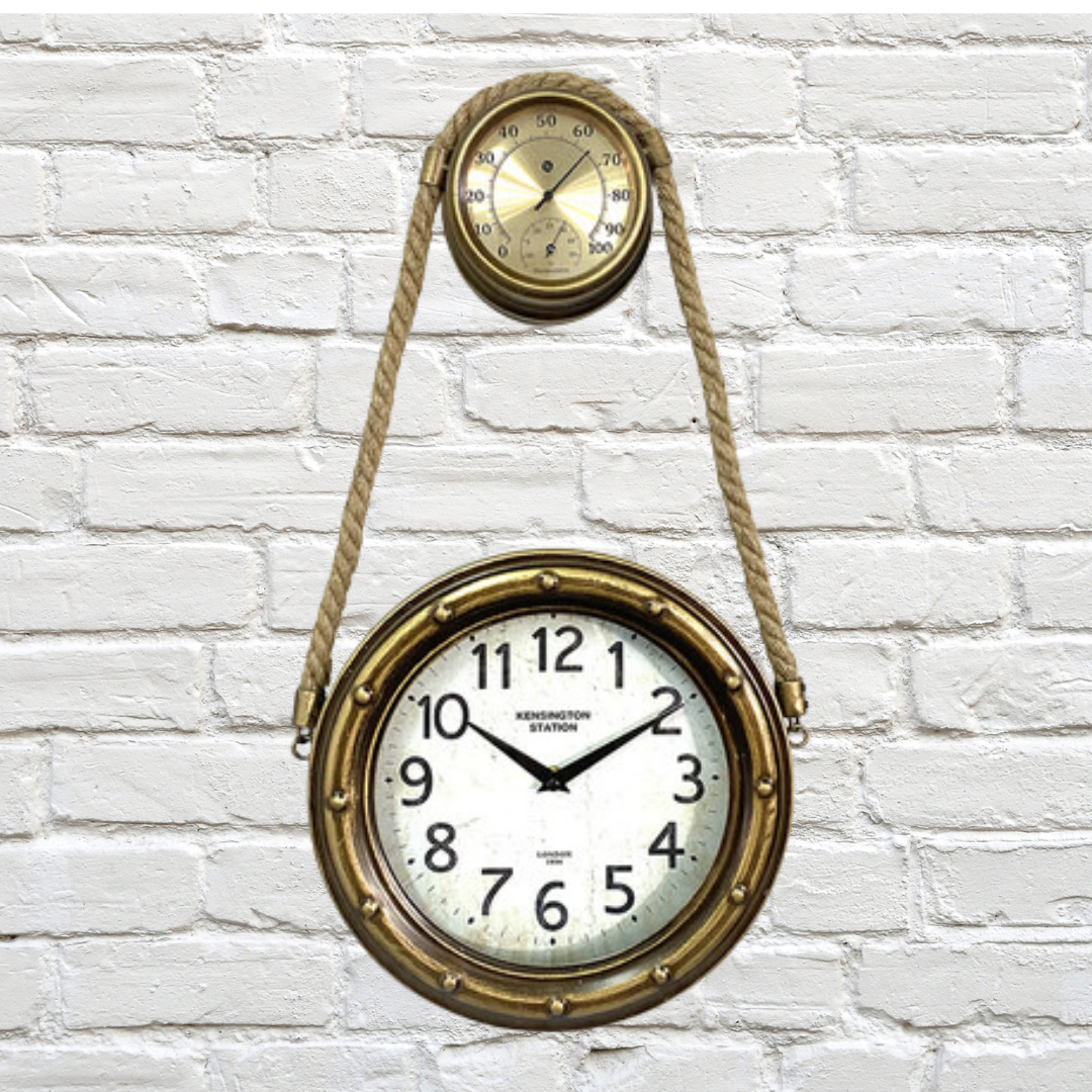 Clock- Nautical Barometer 29 x 50cm