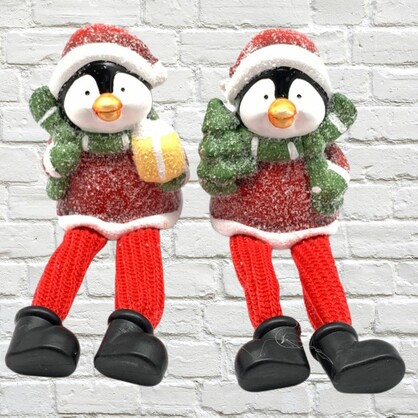 Christmas - Penguin Shelf Sitters 2 assorted
