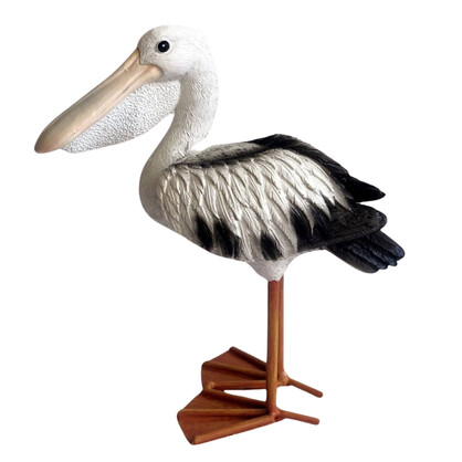 Pelican Standing Polyresin with Metal Legs 23cm