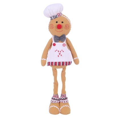 Christmas - Gingerbread Gabriel with Telescopic Legs 76cm *ON SPECIAL* was $39.90