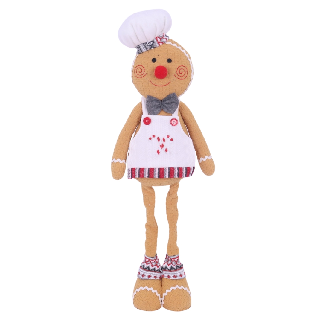 Christmas - Gingerbread Gabriel with Telescopic Legs 76cm *ON SPECIAL* was $39.90